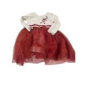 Charlotte & Star Baby Girl 18M Holiday Bodysuit Dress